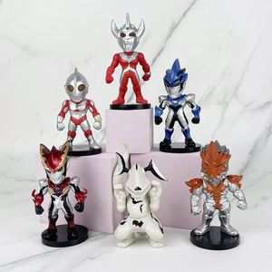 6 pièces Ultraman Hand Held Anime Toy Q Version <span class=keywords><strong>Monster</strong></span> Decasero Décoration Premium Edition - Product Image 1