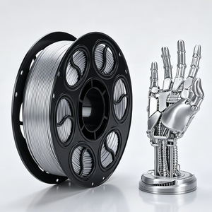 Filamento PLA 3D de Seda Brillante, Color Único, Material PLA Ecológico y Degradable, Alimentación Suave Sin Atascos, Bobina de Consumible para Impresión 3D - Product Image 1