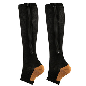 Calcetines <span class=keywords><strong>de</strong></span> Compresión con Cierre, Medias <span class=keywords><strong>de</strong></span> Compresión con Punta Cerrada para Hombres y Mujeres - Product Image 2
