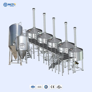 Bière automatique de brasserie de 5000 <span class=keywords><strong>litres</strong></span> faisant la machine avec la chaudière à vapeur de réservoir de Fermtation de brasserie pour la brasserie - Product Image 1