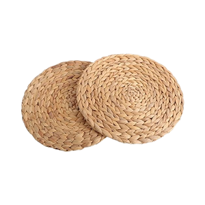 Handmade không thấm nước hiện đại tự nhiên nước lục bình dệt Vòng Bện mây placemat - Product Image 1