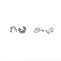 Profilé en aluminium LED 10*15mm avec fente en T pour montage encastré de bande LED pour décorations intérieures avec couvercle en PC