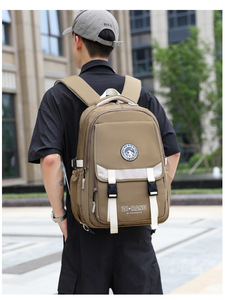 Cross-Border New Style Elementary School <b>Rolling</b> <b>Backpack</b> Unisex Children's Large Capacity Air Cushion Harness Polyester - Product Image 3