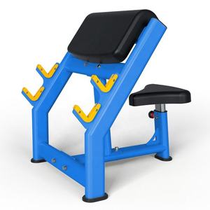 Dumbbell <b>Barbell</b> Compatible Preacher Curl Bench Wholesale Low MOQ Multi <b>Weight</b> Biceps Arm Workout Gym Fitness Equipment - Product Image 4