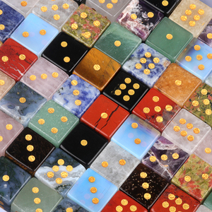 Colgante <span class=keywords><strong>de</strong></span> Cuarzo Rosa <span class=keywords><strong>de</strong></span> 16MM con 6 Caras, Abalorios Coloridos, Adorno, Regalo para Amigos - Product Image 6