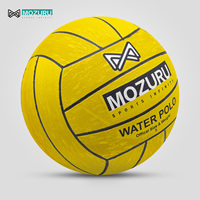 MOZURU Logo personnalisé Couleur Offre Spéciale Haute Qualité Taille 5 Sports Caoutchouc Water Polo Ball