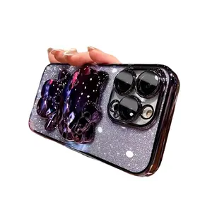 Xin Chào Dễ Thương Kitty Trang Điểm Gương Điện Thoại Di Động Trường Hợp Đối Với iPhone 14 Pro Max 14 13 12 11 X XR Max Điện Thoại Chủ Drop Shipping Trường Hợp Mới