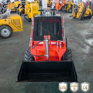 <span class=keywords><strong>Mini</strong></span>-chargeuse compacte sur chenilles CE EPA 25HP avec moteur hydraulique, plusieurs accessoires : <span class=keywords><strong>godet</strong></span>, fourche à palettes en acier, tarière pour la construction - Product Image 1