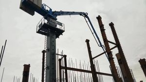 Bomba De Concreto JIUHE Colocação Boom HG32 para Construção - Product Image 2