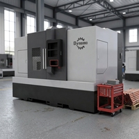 Tour CNC à lit incliné à double broche haute rigidité Fanuc TCK550 de fabrication chinoise pour le traitement mécanique