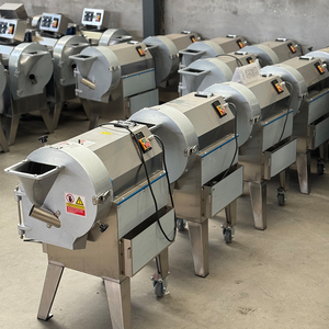 Coupe-légumes et fruits industriel multifonctionnel automatique, <span class=keywords><strong>mandoline</strong></span>, hachoir à chou, machine robuste 2600W, 220V 1 - Product Image 4