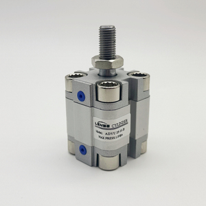 ADVU Compacte dubbelwerkende pneumatische cilinderzuiger van aluminiumlegering met lager 32 mm - Product Image 3