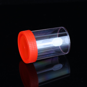 Gobelet d'échantillonnage jetable Kehua 40 ml avec bouchon à vis, gobelet fécal stérile - Product Image 2