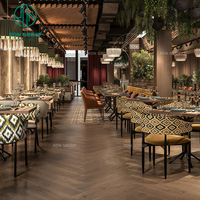 Vintage Hochwertige Kommerzielle Runde Holz-Halbkreis-Sitzbank Samt-Kaffeehaus-Restaurant-Tisch und Stuhl Möbel Sofa