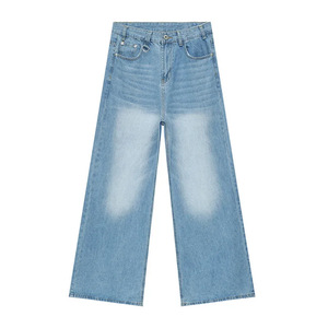 Nuovi pantaloni da <span class=keywords><strong>uomo</strong></span> personalizzati larghi retrò aggiungono LOGO da <span class=keywords><strong>uomo</strong></span> <span class=keywords><strong>Jeans</strong></span> larghi da <span class=keywords><strong>uomo</strong></span> pantaloni in Denim <span class=keywords><strong>Jeans</strong></span> - Product Image 5