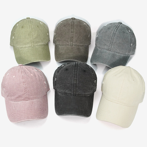 Nuovo Arrivo Cappellino da Baseball in Cotone Lavato Multicolore, Stile Vintage con Effetto Usurato, Cappello da Papà Personalizzato con Logo Ricamato 3D, Cappellino Sportivo SC002 - Product Image 2