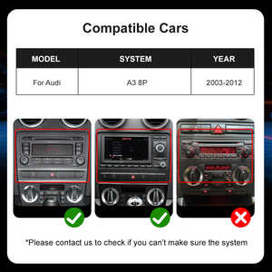 Autoradio da 7 Pollici con Android Auto Integrato, CarPlay Wireless, Mirror Link, Connessione USB per <span class=keywords><strong>Audi</strong></span> A3 8P 2003-2012 - 1 Anno di <span class=keywords><strong>Garanzia</strong></span> - Product Image 4