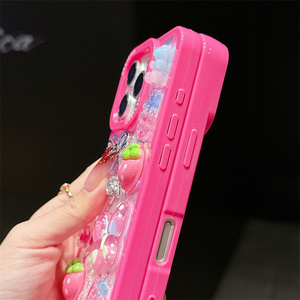 <span class=keywords><strong>Arcobaleno</strong></span> DIY PC farfalla custodia per <span class=keywords><strong>iPhone</strong></span> 17 Air 16 15 Pro Max fiore fiocco trasparente carino Tpu <span class=keywords><strong>Cover</strong></span> posteriore - Product Image 6