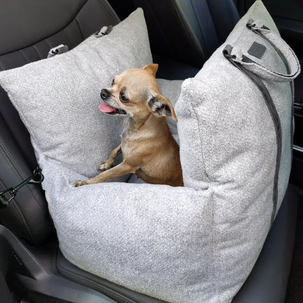Bán Buôn Sang Trọng Puppy Car Seat Pet Giường Phụ Kiện Xách Tay Du Lịch Mèo Giường Dog Booster Seat Cho Bên Ngoài