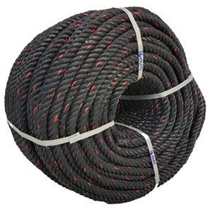 Malasia Top Ventas al por mayor Cuerda de barco de pesca de PE negro y rojo de alta calidad 16,0 MM * 220 * Meter * 19.80Kgs 19.80Kgs - Product Image 1