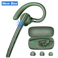 Casque Bluetooth Mono à Microphone Rotatif Vert Personnalisé pour Entreprise et Télétravail, Conforme FCC RoHS