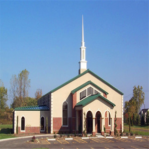 Modernes Design Vorgefertigte Stahl konstruktion gebäude für das Community Center des Kirchen saals - Product Image 2