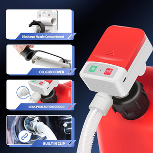 Bomba de Transferencia de Combustible Eléctrica Portátil de Plástico, a Prueba de Fugas, Dispensador de Combustible para Autos y Estaciones de Servicio, Caudal de 3.2 GPM, 1 Año de Garantía, USB, ATEX - Product Image 2