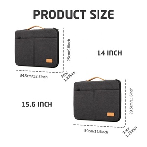 <span class=keywords><strong>Funda</strong></span> Impermeable para Portátil al por Mayor, 13/14/15/16 Pulgadas, con Logotipo Personalizado, Compatible con MacBook, para Viajes de Negocios - Product Image 4
