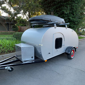 EcoCampor Todoterreno Fibra de vidrio Lágrima <span class=keywords><strong>Camper</strong></span> Remolque Toldos retráctiles Características ampliadas para viajes - Product Image 5