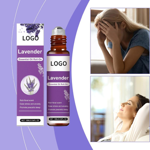 Vente en gros d'huiles essentielles de lavande en flacon roll-on de 10 ml, parfum doux pour soulager les maux de tête, favoriser le sommeil et soulager les céphalées - Product Image 2