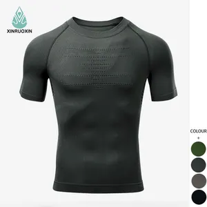 Running T Shirt Men S Short Sleeve Reflective Quantity Summer Style Time Girls Lead Support Feature Material QUICK Adults Origin