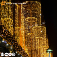 Guirlande lumineuse LED extérieure IP65 en caoutchouc pur, blanc chaud, pour décorations de jardin et de fêtes