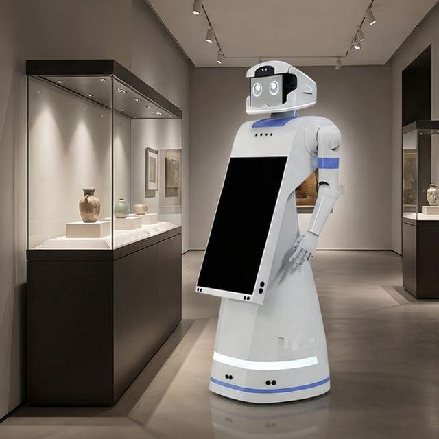 Customizable Shell AI Service Robot Intelligent Voice Interaction Humanoid for Brand Promotion and Corporate Reception