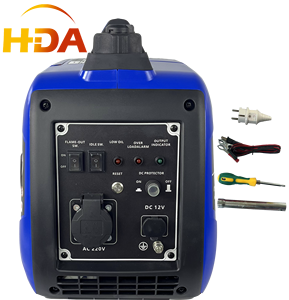 Uống mini xăng AC <span class=keywords><strong>1kw</strong></span> 1000 Watt 110V <span class=keywords><strong>220V</strong></span> Xăng im lặng ánh sáng nhỏ <span class=keywords><strong>Dynamo</strong></span> Máy phát điện biến tần để sử dụng nhà H1200i-A - Product Image 1