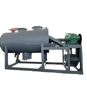 Rotary Rake Dryer Harrow dryer Vacuum Paddle Dryer with low temp for chicken manure sludge meet environmental requirements