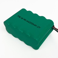AA2200mAh NiMH 12V Batterie pour appareils Iot pour appareils ménagers Jouets électriques Kits de bricolage Système d'alarme Radio sans fil