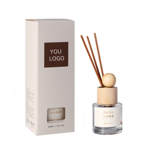 Rafraîchisseur d'air de luxe pour la maison pour ensemble de diffuseur de roseaux Emballage de logo personnalisé de parfum durable Verre anti-moustiques sans feu - Product Image 6