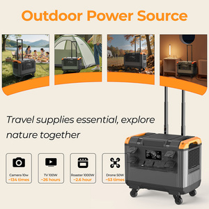 Portable 3000 w Station d'alimentation de secours à sorties multiples Batterie au lithium de secours <span class=keywords><strong>Camping</strong></span> Générateur <span class=keywords><strong>solaire</strong></span> portable extérieur de 3000 watts - Product Image 4