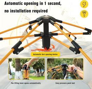 Carpa Instantánea Impermeable Personalizada y Económica para 2 Personas, Carpa Automática para Acampar al Aire Libre - Product Image 4