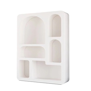 Armoire de rangement crème de style moderne et solide avec étagère pour la maison Grandes armoires de salon pour meubles de salon - Product Image 6
