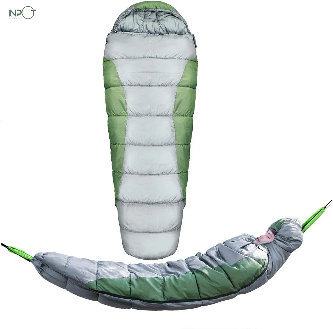 NPOT Single Hammock Underblanket Waterproof Camping Sleeping Bag for Backpacking Hiking Winter Travel