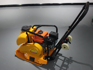 Compacteur à plaques C90T, moteur à essence, rouleau vibratoire jaune, moteur Lifan, 70 kg, équipement de construction - Product Image 3