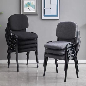 Silla JSZM Ergonómica de Malla para Sala de Juntas, Oficina, Reuniones, Ejecutiva, de Tela Afelpada, Apilable y de Alta Resistencia para Área de Recepción - Product Image 2
