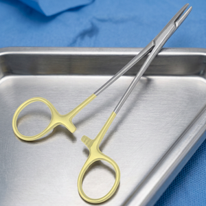 Portaagujas Quirúrgico, Pinza Hemostática Manual de Acero Inoxidable, Instrumento de Clase I con Certificación CE - Product Image 2