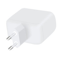 Pengisi Daya USB C 140W GaN Adaptor Pengisian Cepat 3 Port PD Charger dengan Layar Tampilan Colokan EU untuk Laptop Smartphone