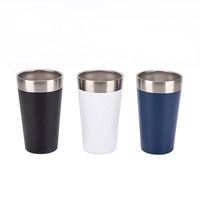 Premium double paroi en acier inoxydable isolé sous vide droit original 473ml copo aventure tasse conique