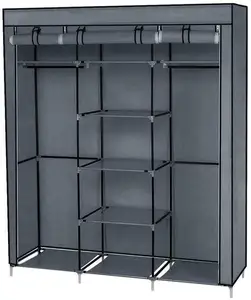 Высококачественный тканевый складной шкаф для одежды