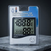 Termómetro e Higrómetro Digital LCD de Bajo Voltaje y Alta Precisión con Interfaz USB, Material Plástico, Personalización OEM/ODM
