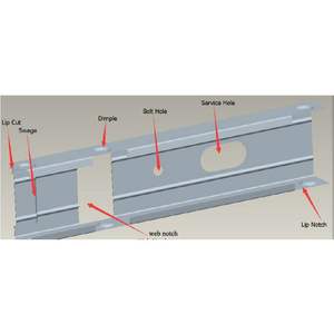 XHH-máquina de punzonado de Metal, C75, canal <span class=keywords><strong>C</strong></span>, luz de acero, rollo de quilla, marco moderno, forma de purina - Product Image 2