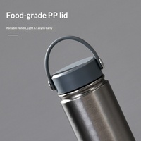 Nouvelle gourde sportive en titane pur de 550 ml, à large ouverture, avec sangle portable, isolation sous vide, isolation thermique, utilisation en extérieur